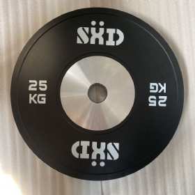 Black Rubber  Competition Bumper Plates