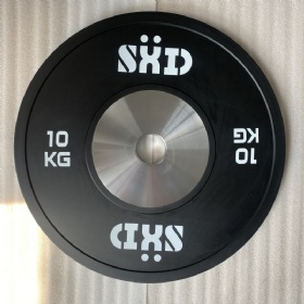 Factory Supply Custom Logo Weight Black Competition Bumper Plates Weightlifting Plates