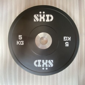 Factory Supply Custom Logo Weight Black Competition Bumper Plates Weightlifting Plates