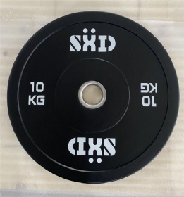 Black Rubber Weightlfting  Bumper Plate