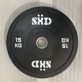 Black Rubber Weightlfting  Bumper Plate