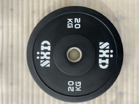 Black Rubber Weightlfting  Bumper Plate