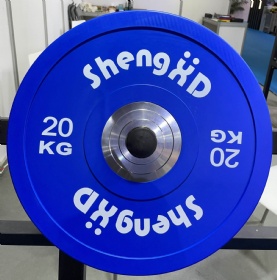 Colored Weightlifting Wheel Hub Bumper Plate